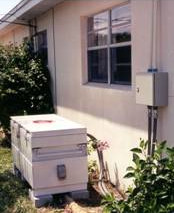 Job box housing the computers for data collection